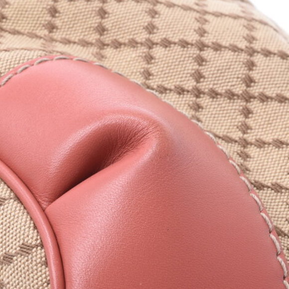 GUCCI GG Sookie Bag Diamante Beige Pink Calf Handbag - Picture 7 of 12